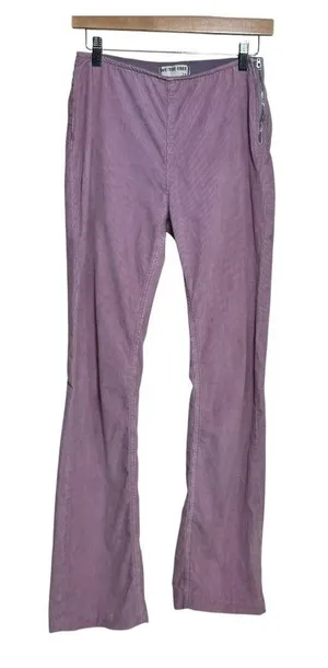 We The Free Corduroy Flare‎ Pants Lilac Purple Size 27 High Rise Zipper thumbnail 1