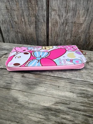 Woman’s My Melody Pink Pastel Character Zip Full Size Wallet 7.5” (L) 4” (W) thumbnail 9