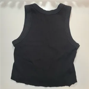 Black Sleeveless Tank Top thumbnail 2
