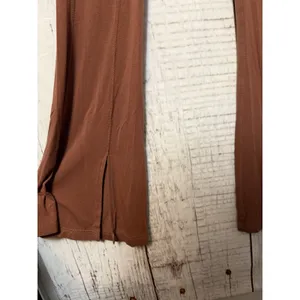 Out From Under UO Aria Seamed Stretch Flared HR Pant Legging Brown Medium thumbnail 4