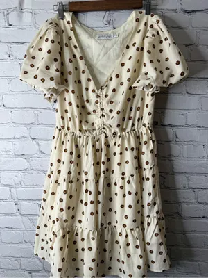 Petal and pup Cream Floral Tiered Babydoll Dress size 4 thumbnail 11