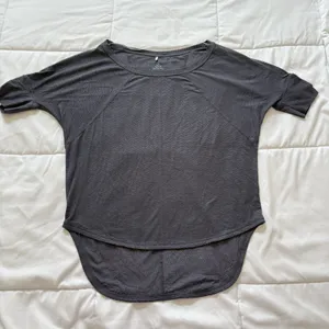 PRANA Short Sleeve T Shirt Tee Womens XS‎ Gray Yoga Loose Fit Activewear Outdoor thumbnail 1