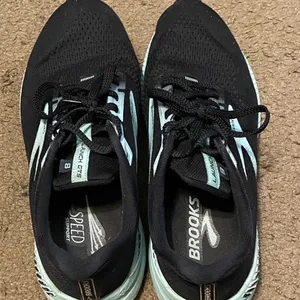Womens Brooks Launch GTS 8 Black‎ Mint Green Running Shoes Size 9 WIDE WIDTH thumbnail 3