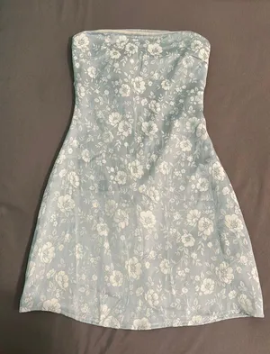 Princess Polly Baby Blue Mini Dress thumbnail 1