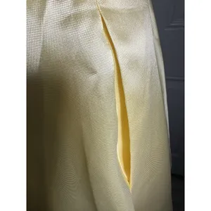 Sherri Hill 52379 Yellow Satin Short Cocktail Dress Fit & Flare Size 8 V-Neck thumbnail 10