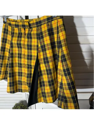 Vintage Y2K plaid mini skirt pleated school girl preppy academy grunge 90s sz S thumbnail 6