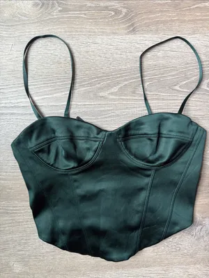 Aritzia Sunday Best Minx Satin Bustier XS thumbnail 4
