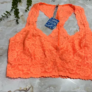 Free People‎ Intimately Galloon Lace Racerback Bralette Size Medium thumbnail 5