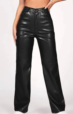 SheIn Leather Pants thumbnail 1