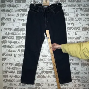 Carhartt | women fleeced lined denim jeans relaxed fit thumbnail 7