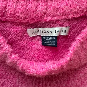 American Eagle Outfitters Pink Fuzzy Crew Neck Long Sleeve Sweater Women's XS‎ thumbnail 3