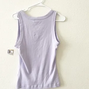 NEW Michael Stars Paloma‎ Tank Blouse Lilac Large thumbnail 3