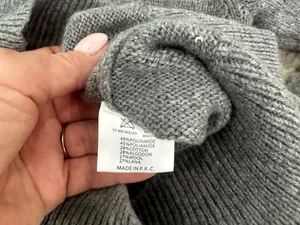 Brandy Melville Gray Turtleneck Sweater thumbnail 3