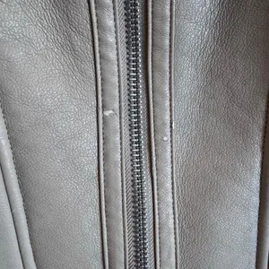 Heartloom Matin Faux Leather Sherpa Coat Jacket Beige Size M thumbnail 5