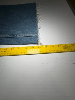 BDG skater baggy Wide Leg Denim Jeans in Light Blue with Frayed Hem thumbnail 4