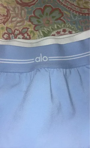 Alo Yoga airbrush better together seashell blue skirt thumbnail 6