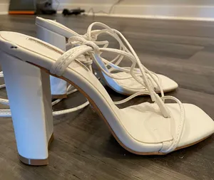Princess Polly White Billini Virden Heels thumbnail 6