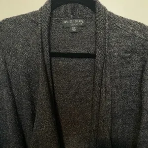 Barefoot Dreams Gray‎ / Black Cardigan Small/ Medium thumbnail 5