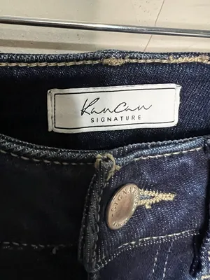 Kancan Ultra High Rise Super Flare Diana Distressed Denim‎ Jeans thumbnail 9