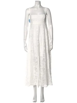 NWT Hill House Collector's Edition Rowena Dress in White Lace Tank Maxi Dress L thumbnail 2