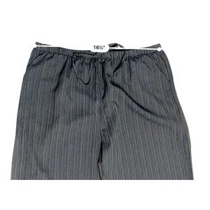 Women's Crinkle Wide Leg Slacks XXL Lightweight Summer Charcoal Gray NEW‎ thumbnail 4