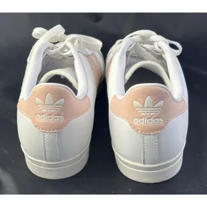 ADIDAS Cloudfoam Womens Low Top Lace-Up Sneakers White Pink Size 8.5-011001-EUC thumbnail 5