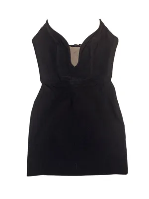 REVOLVE x Michael Costello Giada Mini Dress Black -sz XS thumbnail 4