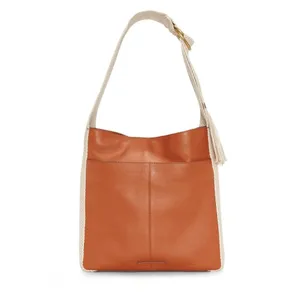 Lucky Brand Adyn Brown Suede Leather Boho Hobo Slouchy Bag Purse thumbnail 13