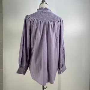 Pomander Place Emory Smocked Lilac Top thumbnail 8