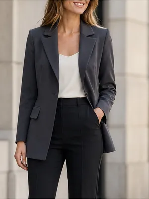 Elliatt Revolve Classic Black Blazer Jacket Coat Size Small S thumbnail 7