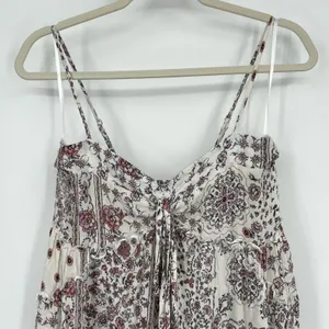 VICI Patchwork Print Boho Sundress In Coral Multi Size XS NWT thumbnail 3
