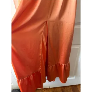Revelry Strapless Sweetheart Gown in Orange Women's Size 10 thumbnail 3