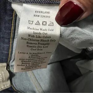 Everlane‎ The Kick Crop Bootcut Denim Jeans thumbnail 9