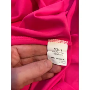 PrettyGarden Womens Hot Pink Ruffle‎ Sleeve V-Neck Maxi Dress Size L NWT thumbnail 6