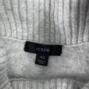 J Crew Sweater Womens XS Gray Green‎ Stripe Turtleneck Merino Alpaca Knit thumbnail 5