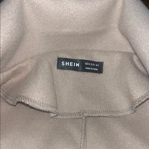 SHEIN Cream Long Coat thumbnail 4