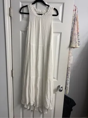 Roan + Ryan White Evereve Bella Sleeveless Flowy Midi Dress Size XS thumbnail 3