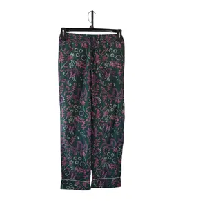 Roller Rabbit Silk Cotton Blend Green Pink Floral Pajama Set Size XXS thumbnail 10