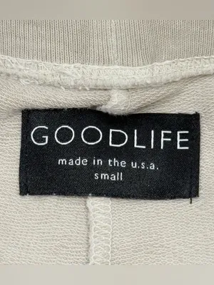 Goodlife Micro Terry Lounge Set Small Beige Hoodie Joggers Travel Minimal Comfy thumbnail 9