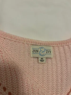 Francesca's Light Pink Sweater thumbnail 2
