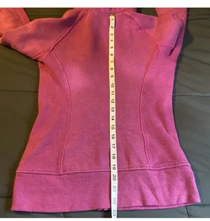 Lululemon Full Zip Up Hoodie. Used. See Pics For Condition And Measurements. thumbnail 9