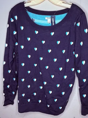 Old Navy Hearts Sweater nwt thumbnail 7