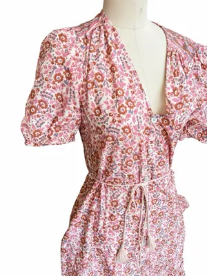 Faherty‎ Orinda cotton maxi gown size small thumbnail 3