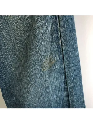 BCBGeneration Womens Distressed Flare Jeans Size 27 Medium Wash Stretch Denim thumbnail 2