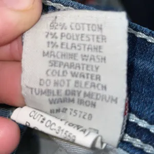 BKE denim Stella distressed jeans bootcut size 26x31 1/2 lighter western country thumbnail 10