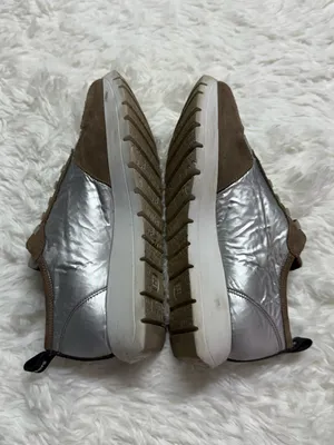 Wonders Women’s Sneakers EU 39 US 8.5 Silver Taupe Suede Platform thumbnail 2