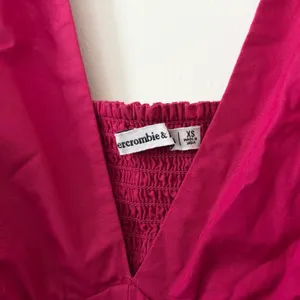 Abercrombie & Fitch Puff Sleeve Corset Midi Dress thumbnail 4