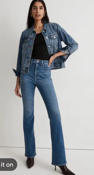 Madewell skinny flare Dark Blue Women’s jeans 27 NWT‎ thumbnail 1