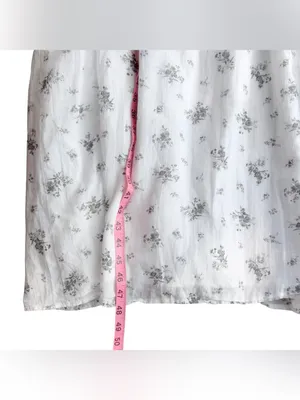 NWT AE Corset Floral Midi Dress White Medium American Eagle Maxi Sleeveless thumbnail 9