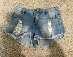 altar’d state denim shorts thumbnail 1